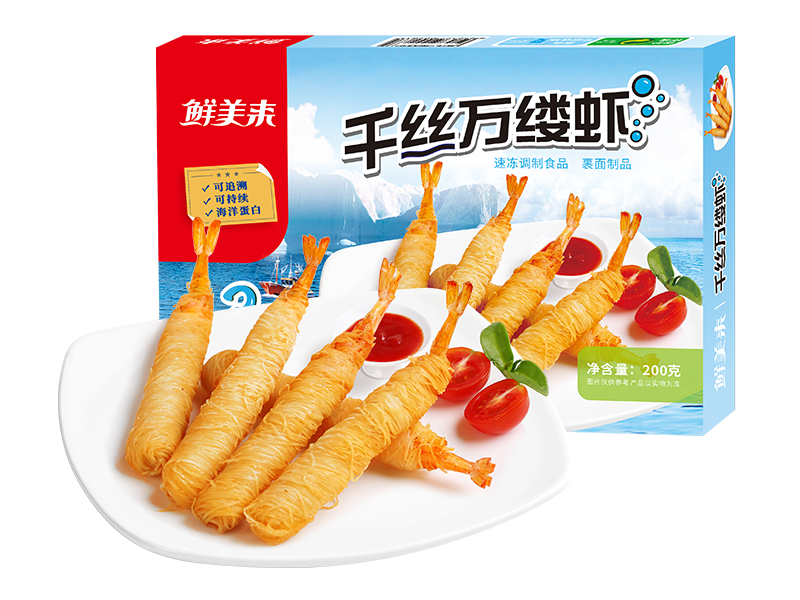 Shrimp wrapped with noodles 200 g